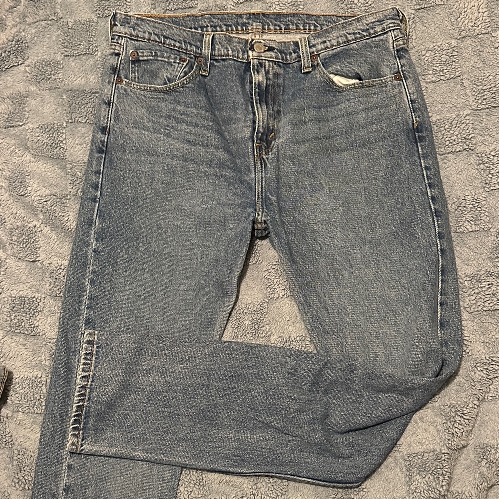 Levi's Light Blue Straight Jeans